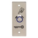   Bouton poussoir INOX 19 mm bleu NO+NC + PBP19_3      6 fils soudés + gaine thermo 