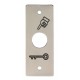   Bouton poussoir INOX 19 mm bleu NO+NC + PBP19_3      6 fils soudés + gaine thermo 